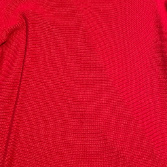 Michael Kors Red Sweater with Gold Zippers - Picture 4 of 8